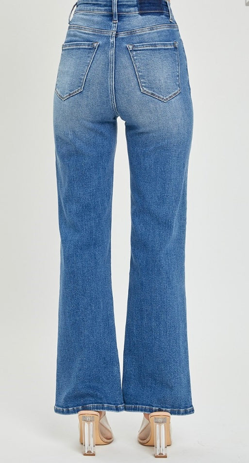 RISEN HIGH RISE RELAXED STRAIGHT JEANS RDP5292