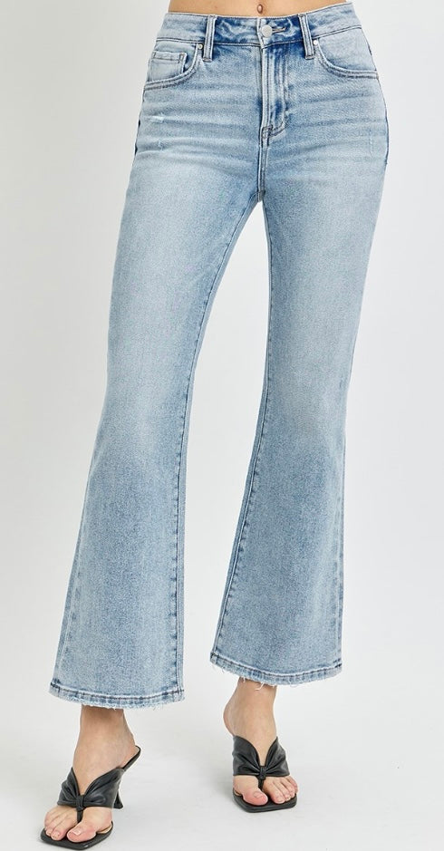 Risen jeans HIGH RISE ANKLE FLARE JEANS RDP5601