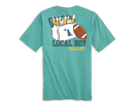 Local Boy: tailgating t-shirt