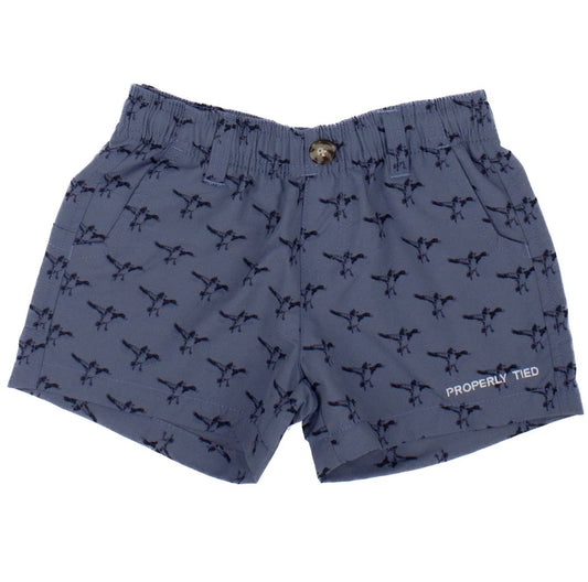 Properly Tied Boys Mallard Shorts - ducks