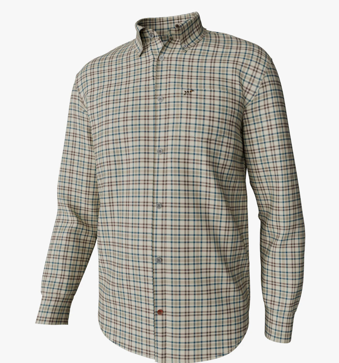 Southern point HADLEY VINTAGE LONG SLEEVE BUTTON DOWN mallard