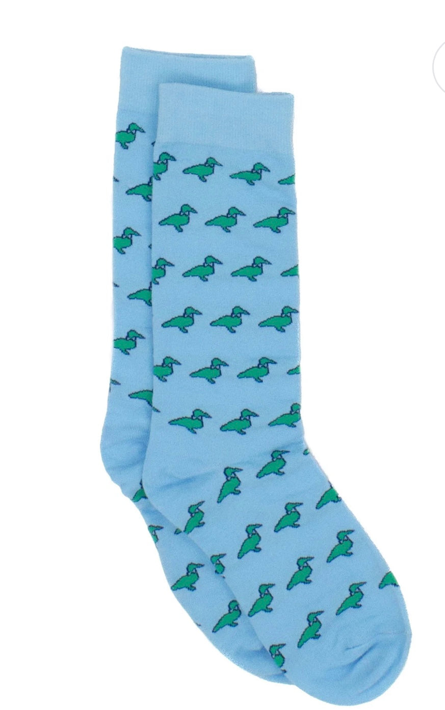 Properly tied: Lucky Duck Socks Original Logo