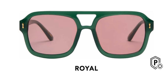 I sea royal KALE/TANGERINE sunglasses