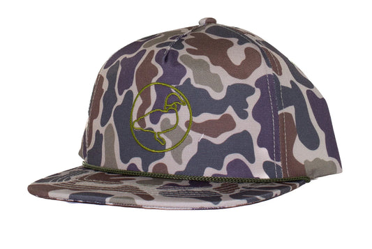 Properly Tied: Rope Hat Vintage Camo