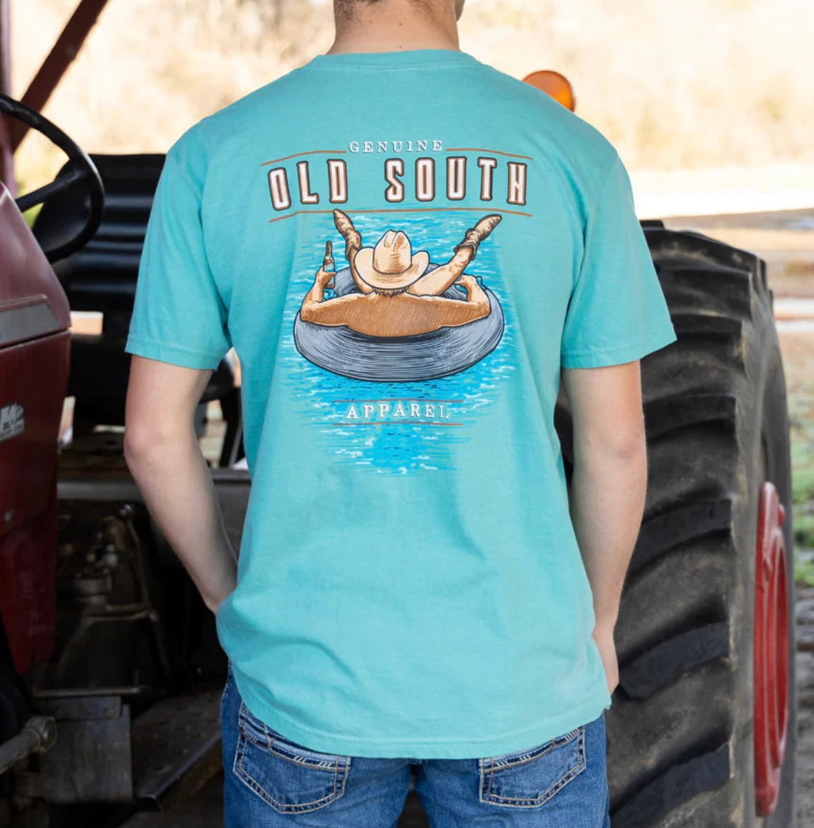 Old South: Tubing Short Sleeve - Seafoam