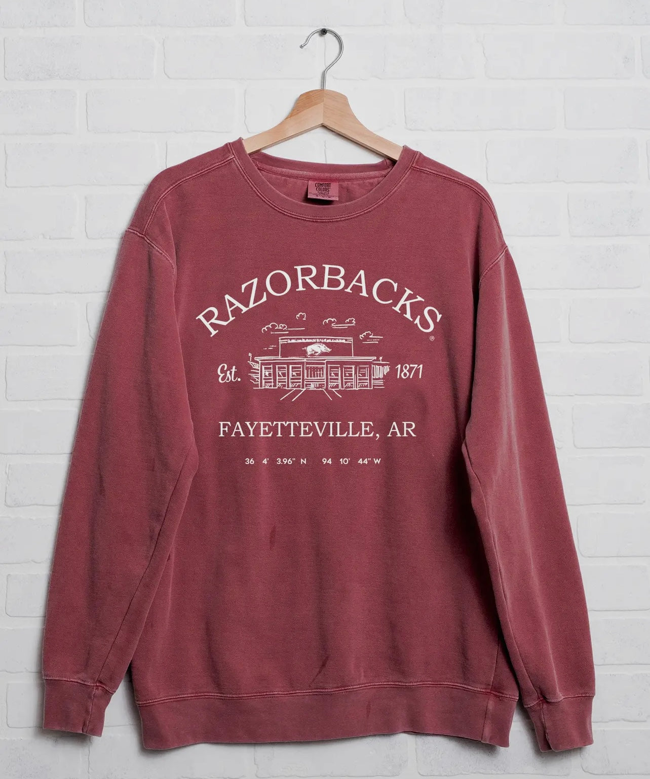 Razorback stadium sweatshirt