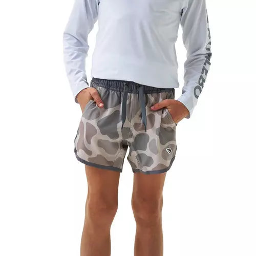 Burlebo youth Classic Swim Trunks shorts - jumbo deer camo