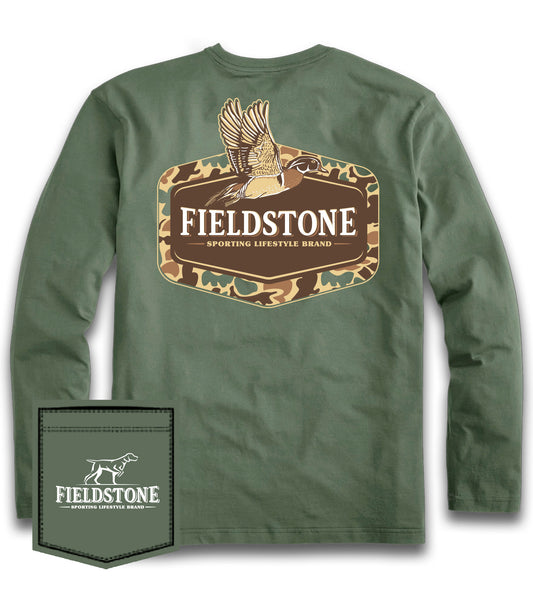 Fieldstone Camo Wood Duck youth LS