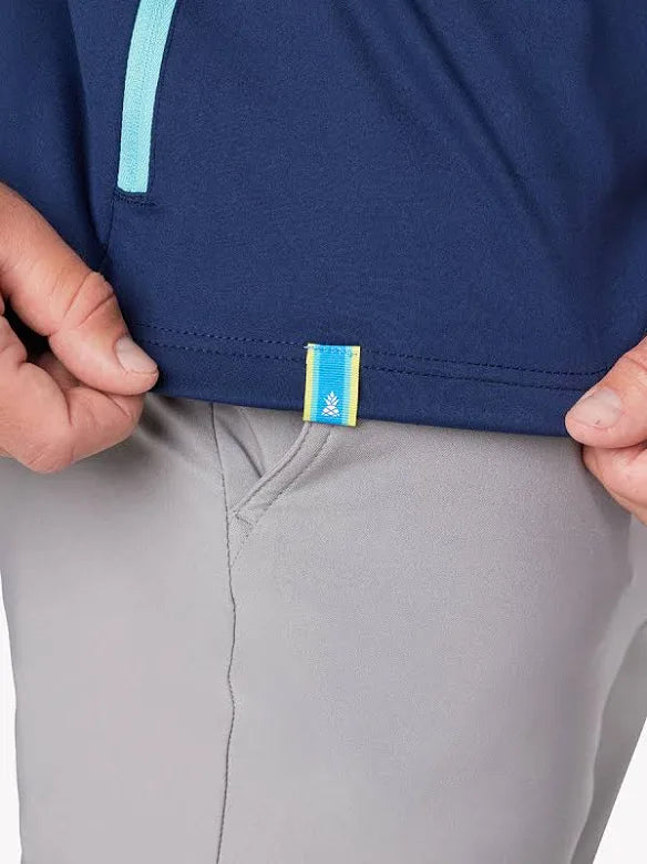 Chubbies performance navy quarter zip