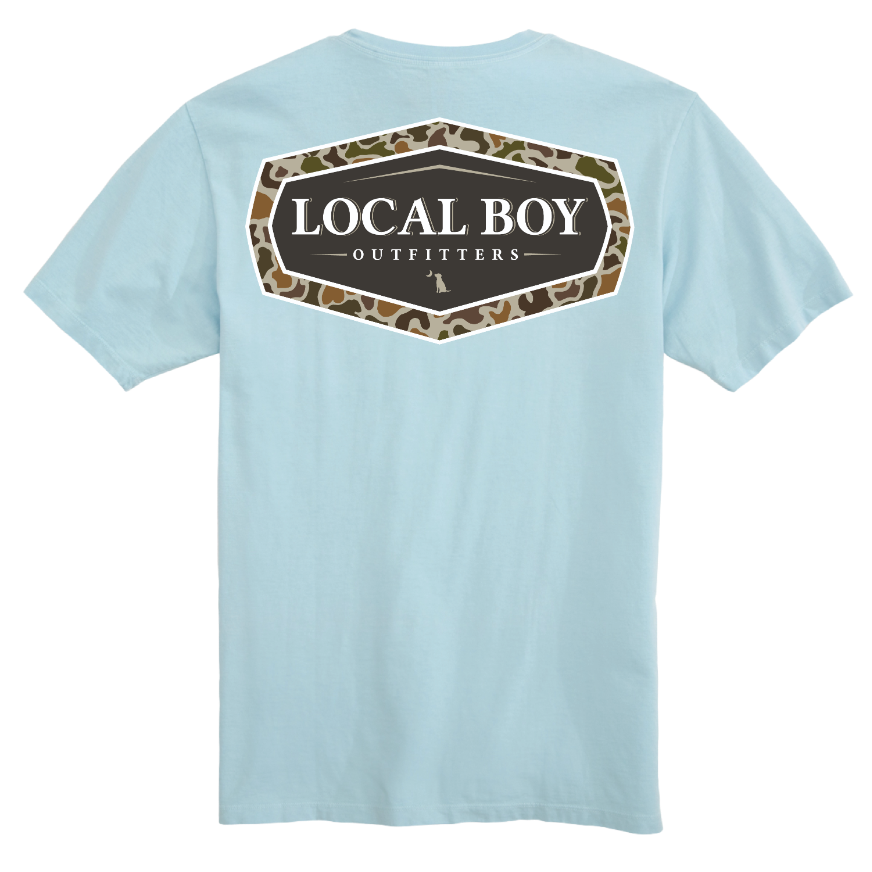Local boy vintage emblem ss tee