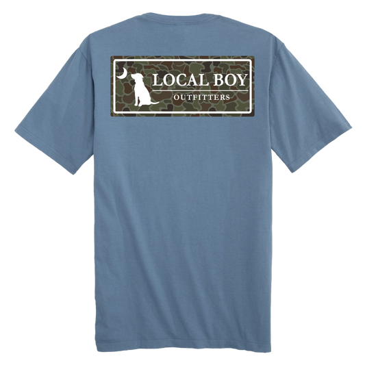 Local boy localflage OD plate ss tee