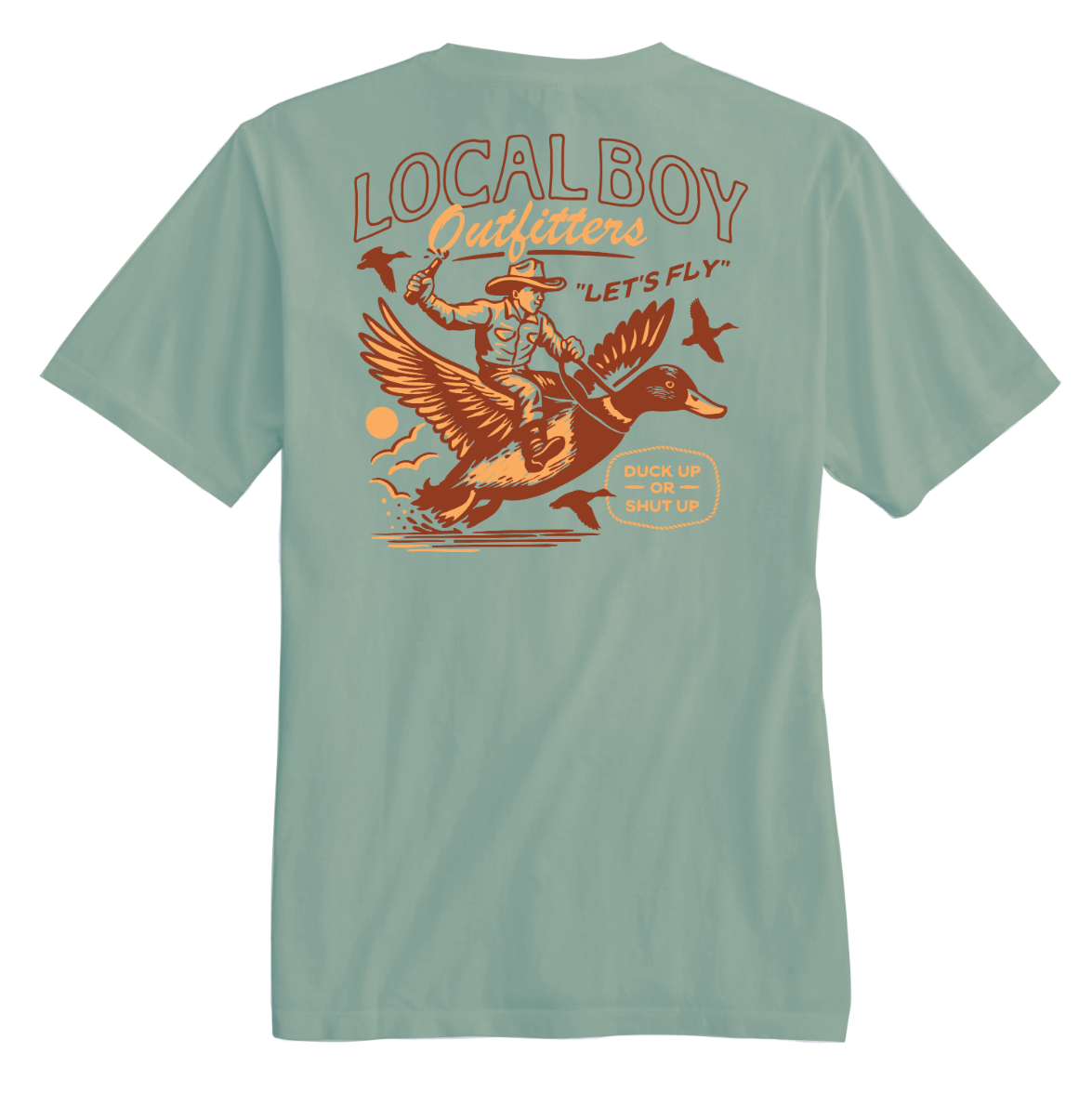 Local boy duck up ss tee