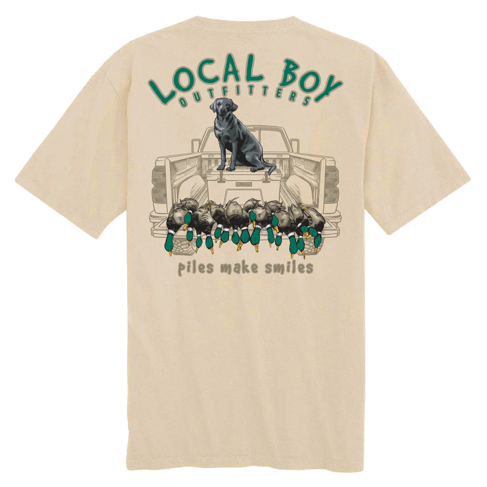 Local boy Piles Make Smiles SS Tee