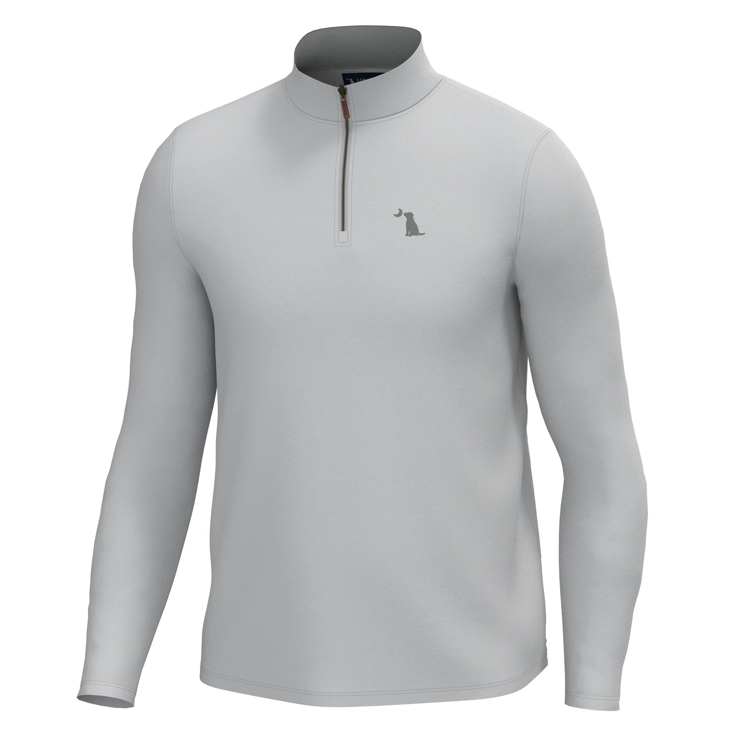 Local boy Bentley Quarter Zip light grey