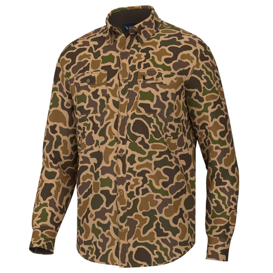 Local boy camo button up