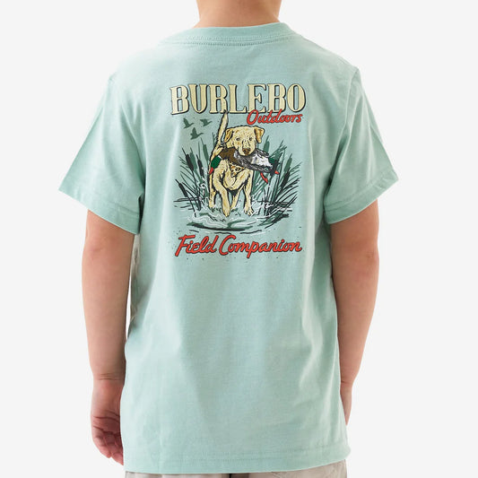 Burlebo Youth Short Sleeve Tee - Field Companion - Sage