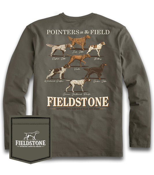 Fieldstone Pointers L/S tee