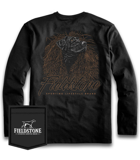 Fieldstone Black Lab Blind L/S tee
