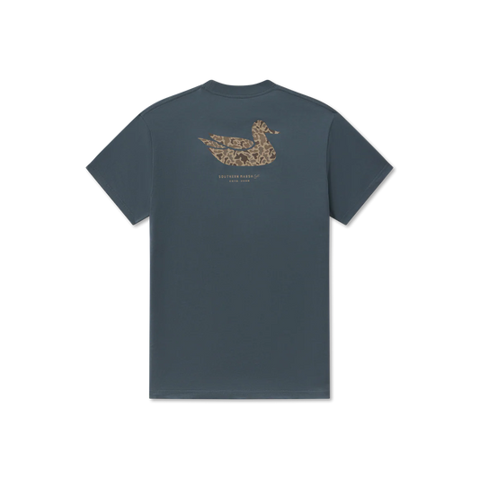 Southern marsh Duck Originals Tee - Camo blue