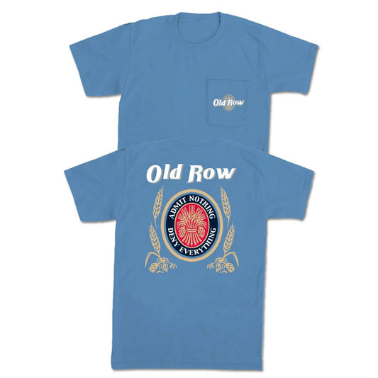 OLD ROW RETRO CAN POCKET TEE (BLUE)