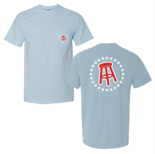 Barstool sports STOOLS AND STARS POCKET TEE