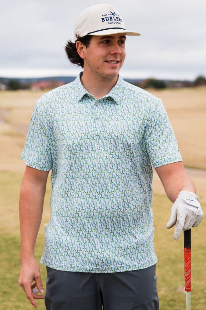 Burlebo blue bonnets polo