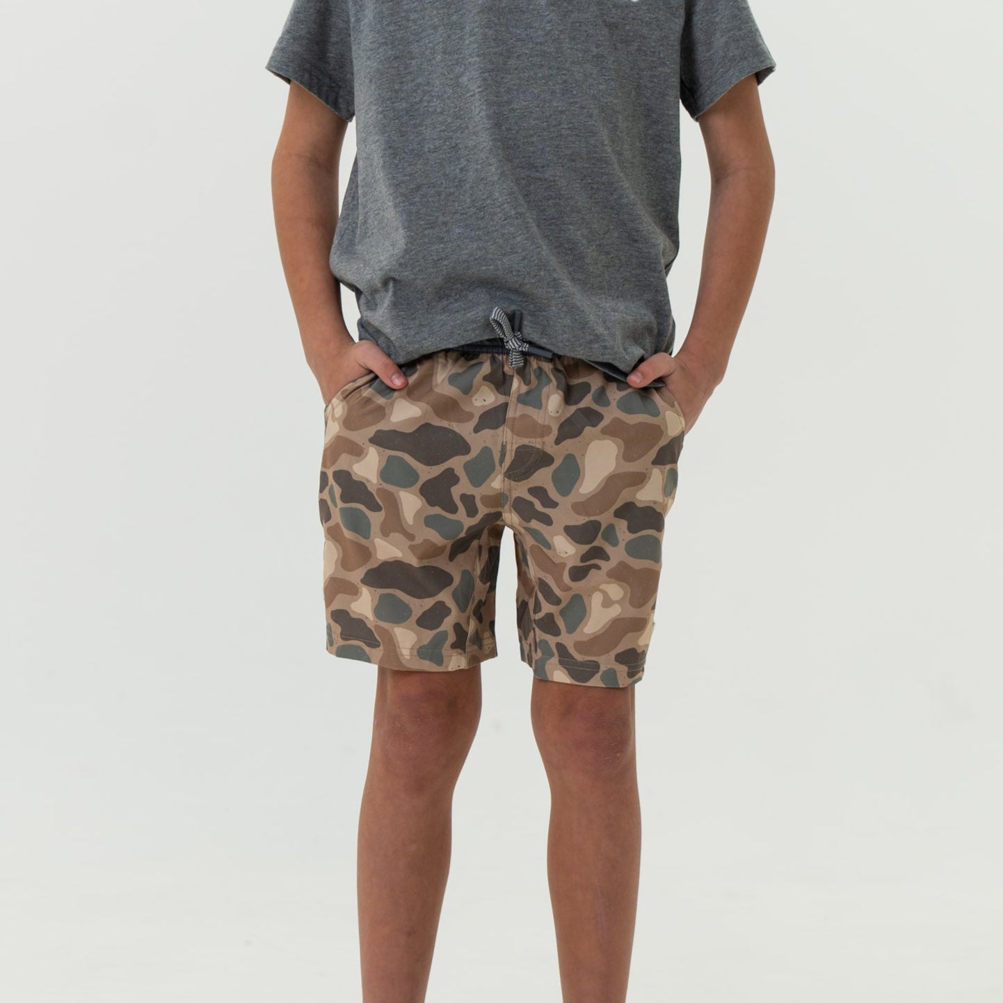 Burlebo Youth Athletic Short - Pintail Camo