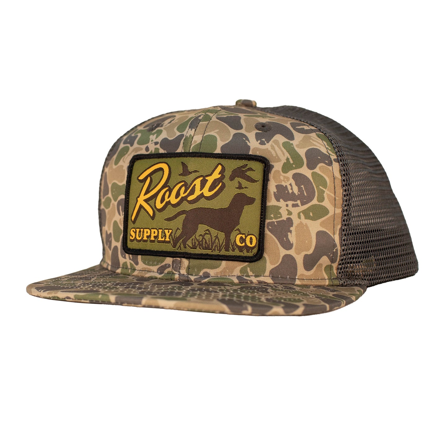 Fieldstone Roost Backwoods Camo Patch Hat