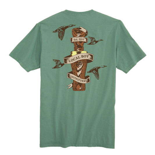Local boy youth Wooden Call ss tee
