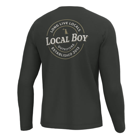 Local boy Youth Graphic Long Sleeve Heather Blend
Crew - Local Standard - grey