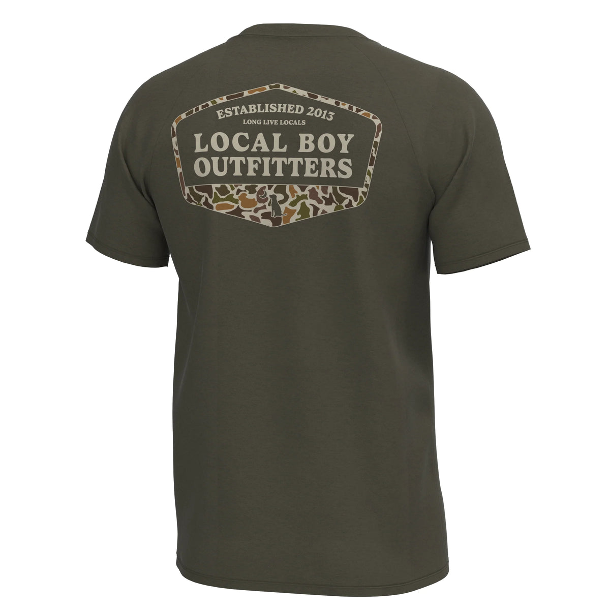 Local boy Youth Graphic Short Sleeve Heather Blend
Crew - Vintage Established Badge - espresso
