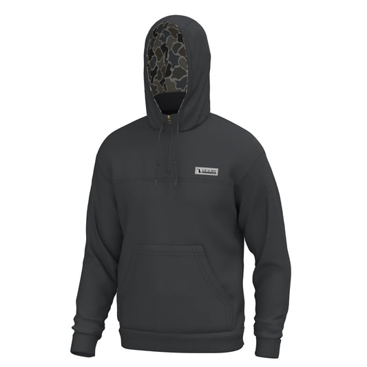 Local boy Quarter Zip Hoodie - charcoal