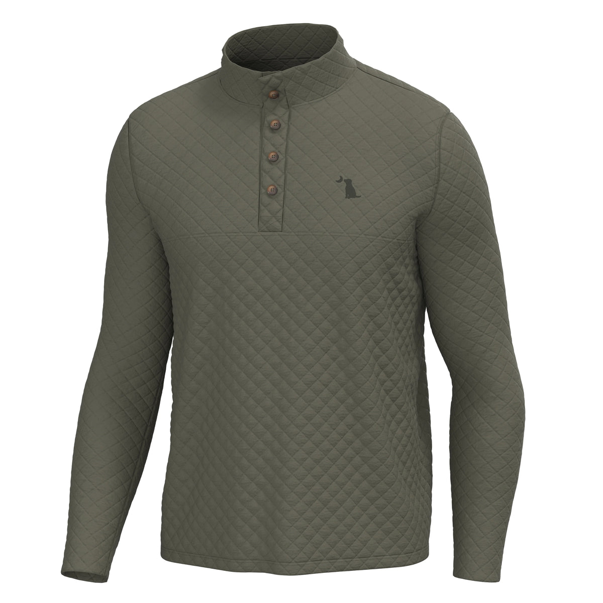 Local boy Heritage Pullover - moss green