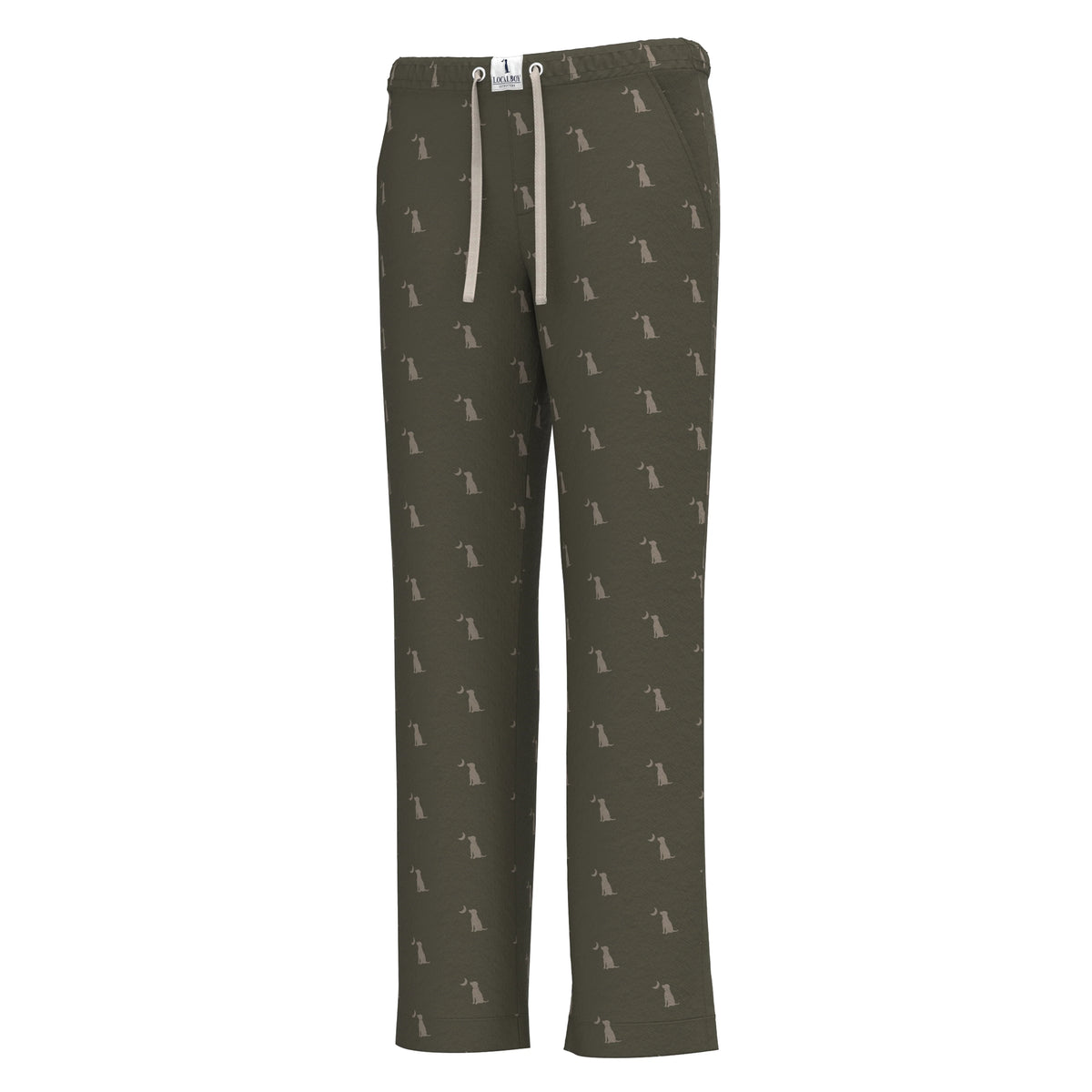 Local boy Pajama Pants - cedar dog and moon