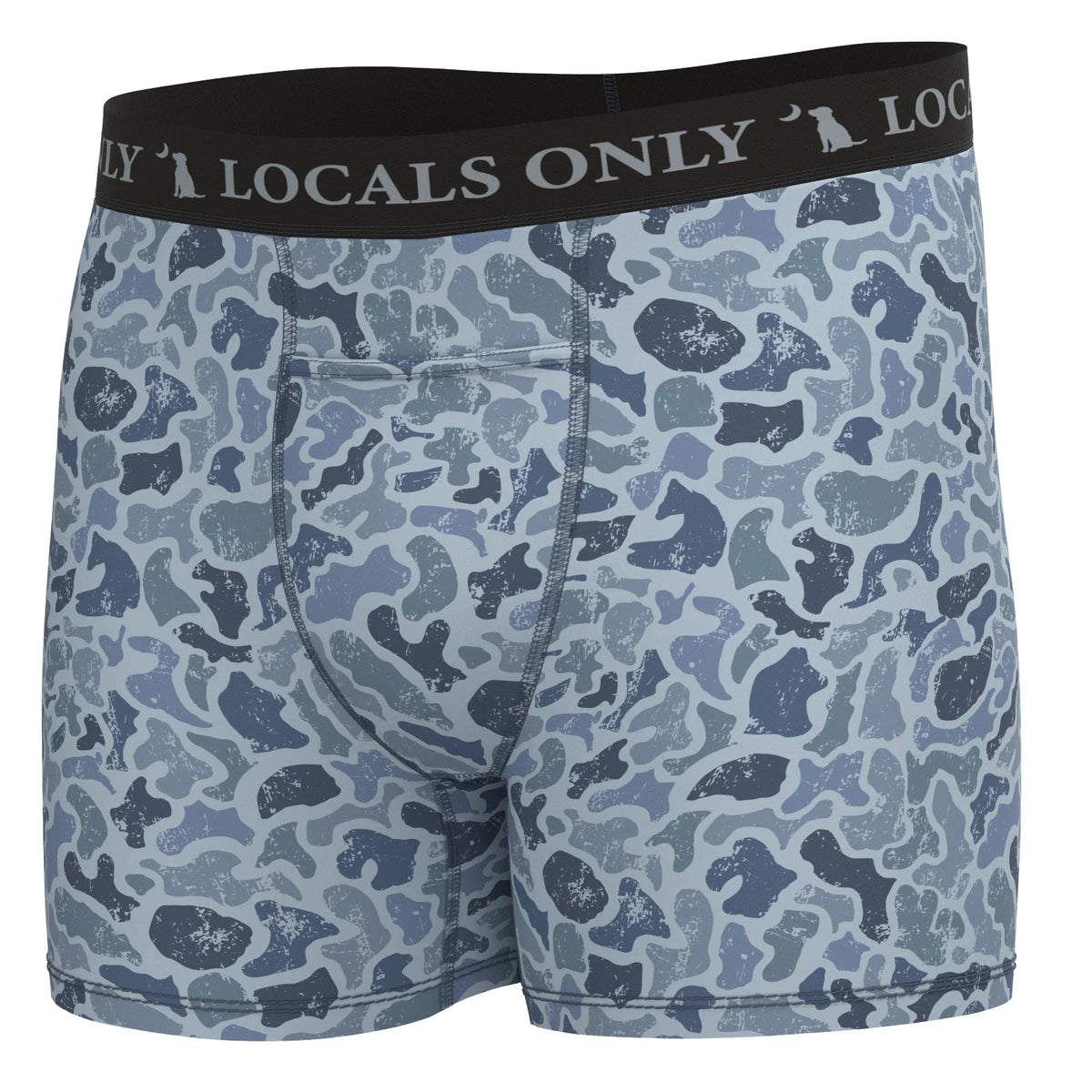 Local Boy Boxer Briefs - DISTRESSED LCF COBALT