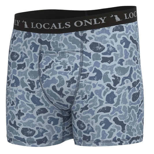 Local Boy Boxer Briefs - DISTRESSED LCF COBALT