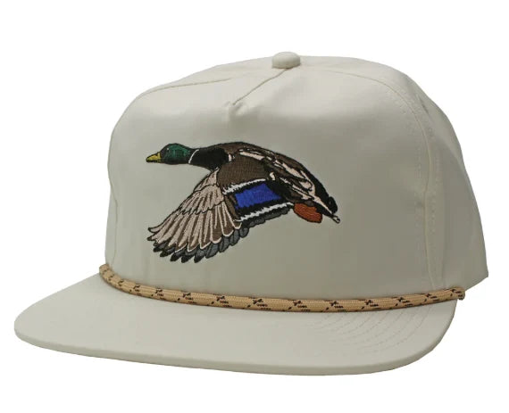 Local boy Mr. Mallard Low-Profile Rope Hat - stone