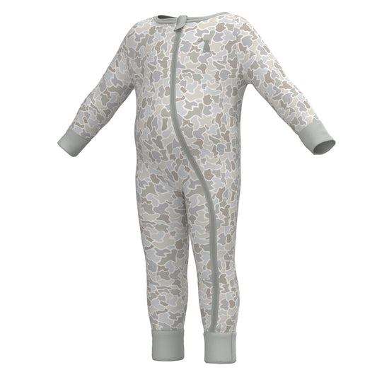 Local boy Baby Bodysuit - FOREST CAMO SALTWATER