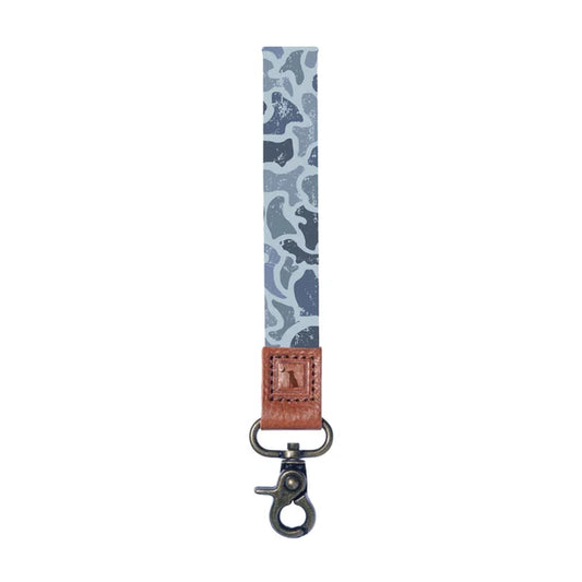 Local boy Distressed Localflage Cobalt Wrist Lanyard