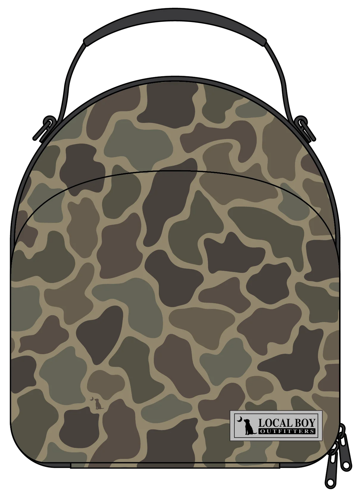 Local boy hat holder - brush camo