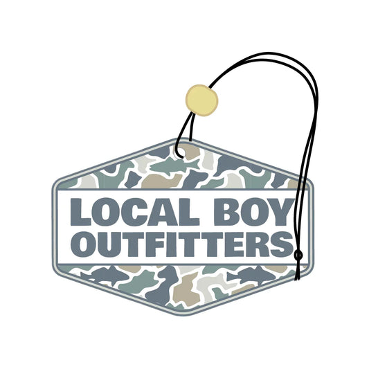 Local boy Fish Camo Diamond Crest Air Freshener