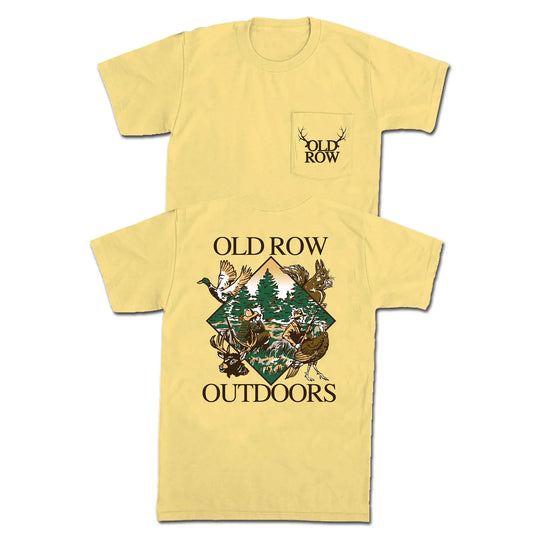 Old row the great outdoors butter yellow