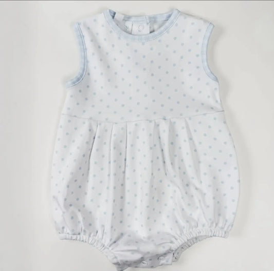 Magnolia Baby Gingham Dots Sleeveless Bubble
