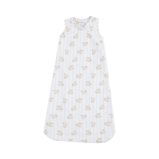 Sleep Bag - Vintage Rocking Horse Blue angel dear