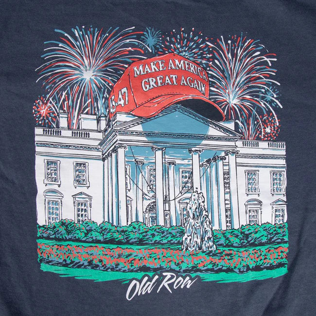 Old Row TRUMP 2024 WHITE HOUSE POCKET TEE