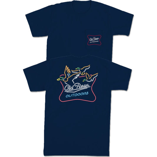Old row neon duck tee