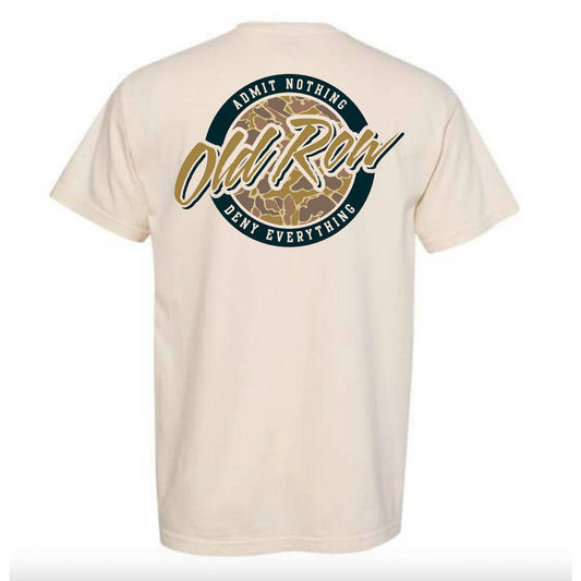 Old row 80’s camo ivory tee