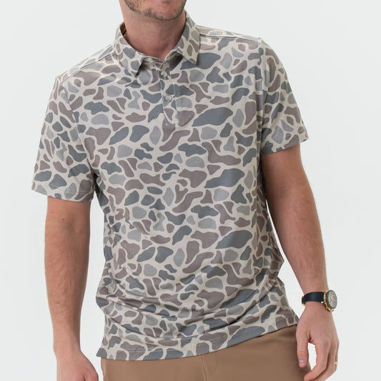 Burlebo Performance Polo - Classic Deer Camo