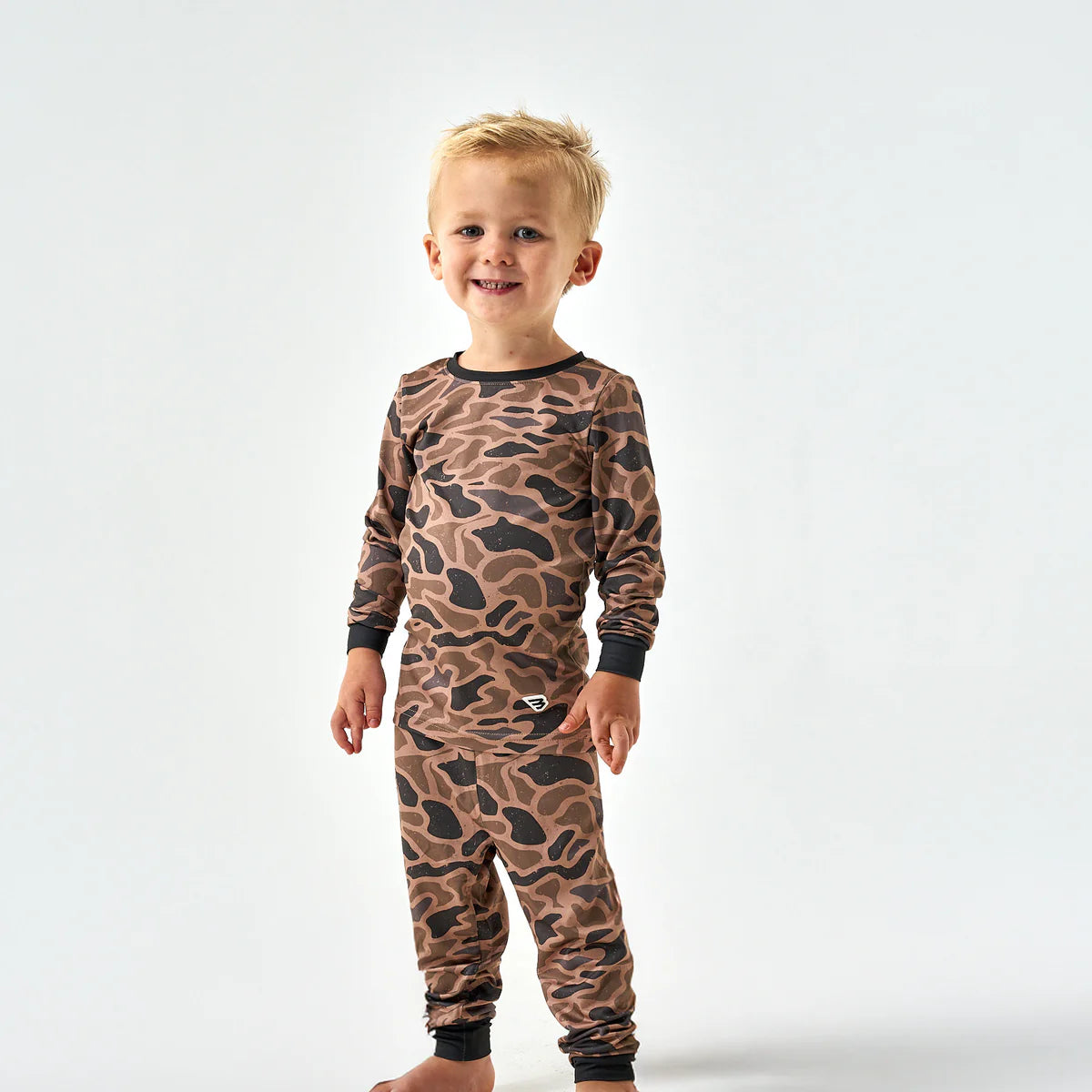 Burlebo Youth - Pajama Set - Gauge Camo