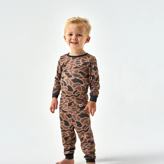 Burlebo Youth - Pajama Set - Gauge Camo